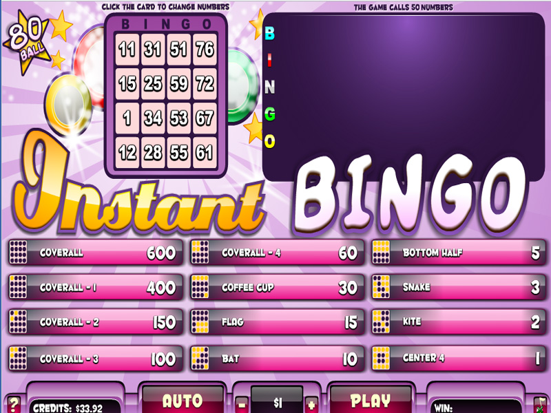 Free bingo bonus money